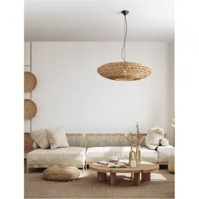 Suspension BOLA Bois naturel 1x12W LED L81,5 NOVA LUCE 9586522