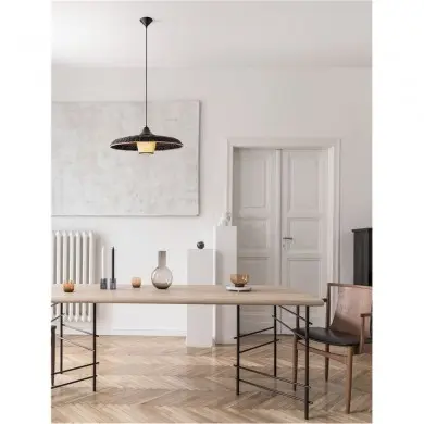 Suspension CAPA Noir et marron 1x12W LED NOVA LUCE 9586519