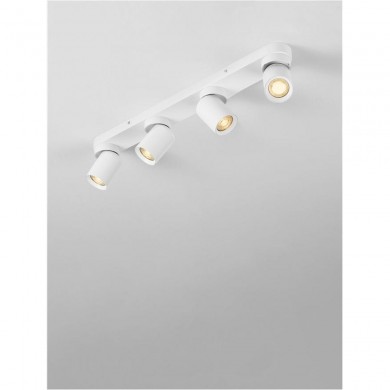 Plafonnier AMECY Blanc 4x10W LED L60 NOVA LUCE 9011351