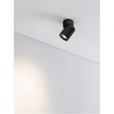 Plafonnier AMECY Noir 1x10W LED H11 NOVA LUCE 9011346