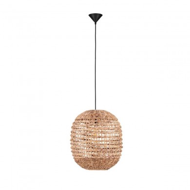 Suspension BOLA Bois naturel 1x12W LED L42 NOVA LUCE 9586526