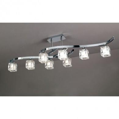 Plafonnier Cuadrax 8x5W G9 LED Chromé MAN_0951 0951 Plafonnier Cuadrax 8x5W G9 LED Chromé MANTRA 0951