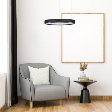 Suspension Perrine 30W LED Noir NOVA LUCE 9345612