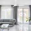 Ventilateur Plafond Pote 110 cm Blanc NOVA LUCE 