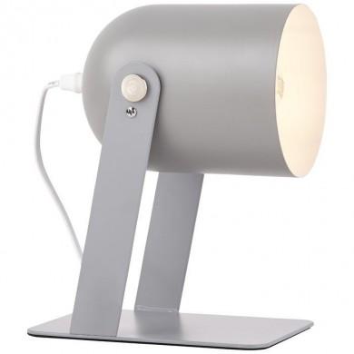 Lampe de table YAN 1x30W E27 Gris BRILLIANT 98960/22