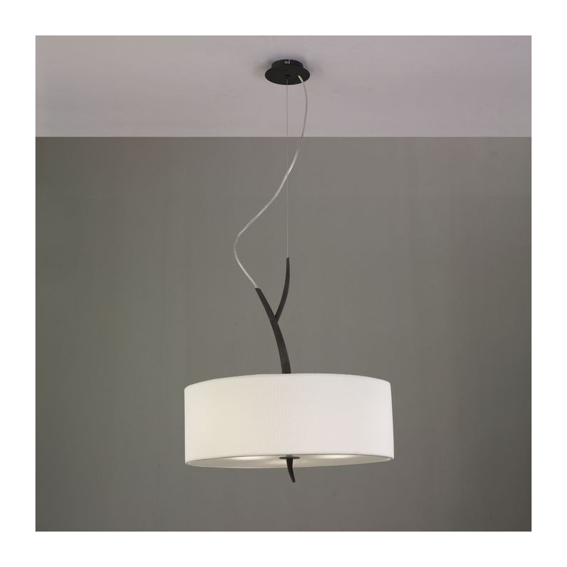 Suspension EVE Anthracite E27 3x20W 70-190cm MAN_1153 1153 Suspension EVE Anthracite E27 3x20W 70-190cm MANTRA 1153