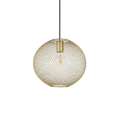 Suspension NET 1x42W E27 Max H535 Or IDEAL LUX 313771