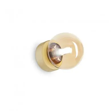 Applique PERLAGE 1x15W Max G9 Ambre IDEAL LUX 317809