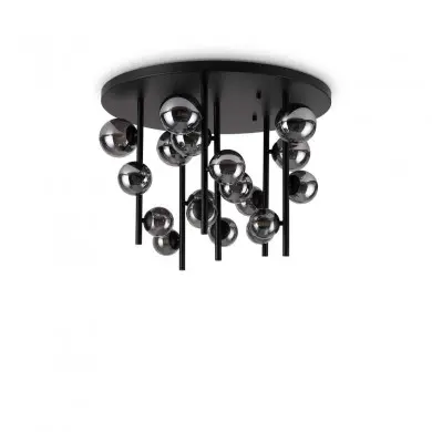 Plafonnier PERLAGE 18x15W Max G9 Fumé IDL_328386 328386 Plafonnier PERLAGE 18x15W Max G9 Fumé IDEAL LUX 328386