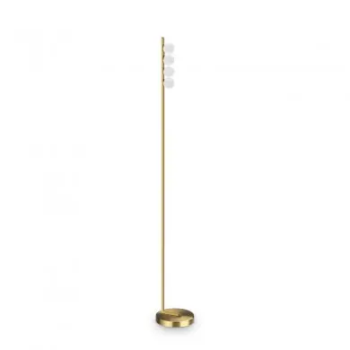 Lampadaire PING PONG 4x12W Max LED Laiton IDEAL LUX 328324