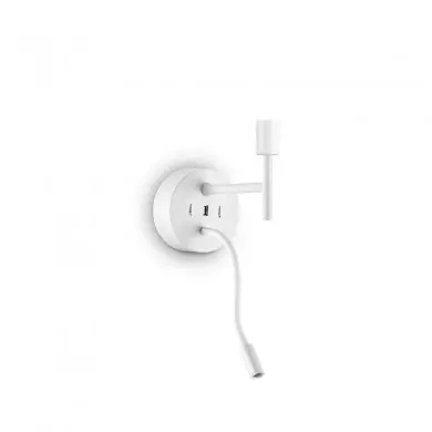 Applique SET UP 2x1x42W E27 LED Blanc IDEAL LUX 259819