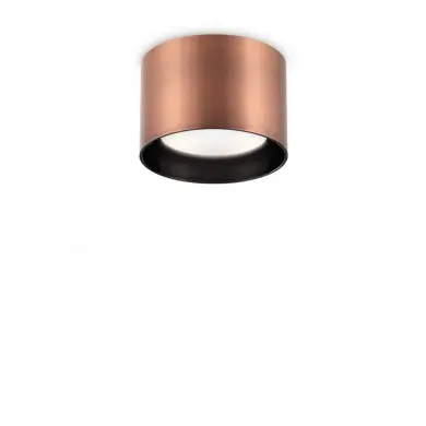 Plafonnier SPIKE 1x15W Max GX53 Rond Cuivre IDEAL LUX 310893