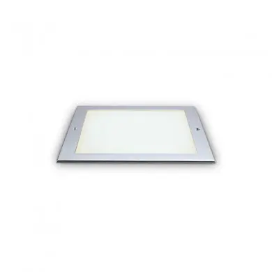 Spot Extérieur TAURUS 11W LED Carré large Acier IDEAL LUX 325675