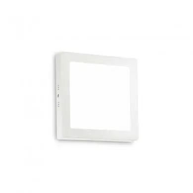 Plafonnier UNIVERSAL 19W LED Carre Blanc IDEAL LUX 321745