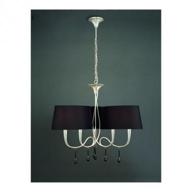 Suspension PAOLA Argenté E14 6x40W 65-165cm MANTRA 3530