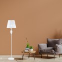 Lampadaire Grace Blanc et Or 1x40W E14