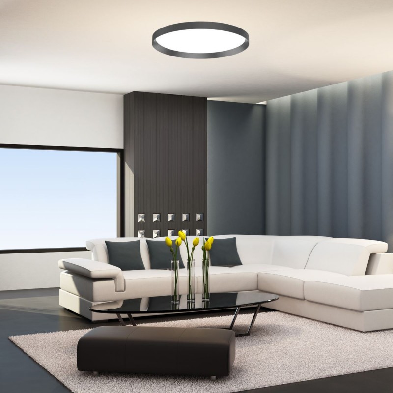 Plafonnier FLY 53W LED 3000K Noir IDL_292205 292205 Plafonnier FLY 53W LED 3000K Noir IDEAL LUX 292205