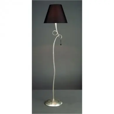 Lampadaire PAOLA Argenté 1x60W MANTRA 3533