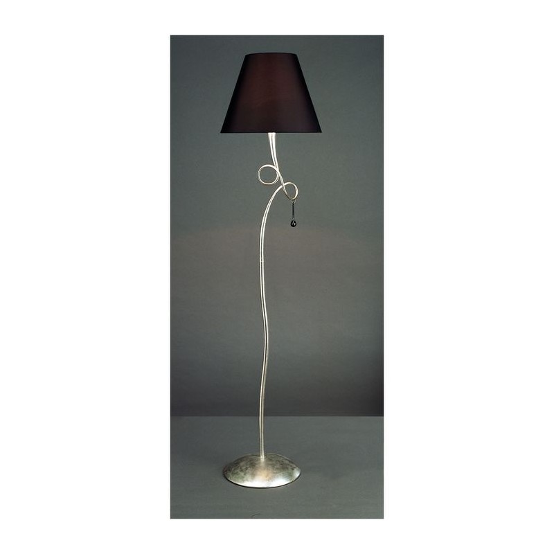 Lampadaire PAOLA Argenté 1x60W MANTRA 3533