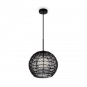 Suspension Cane 1x28W G9 D30 Noir Blanc