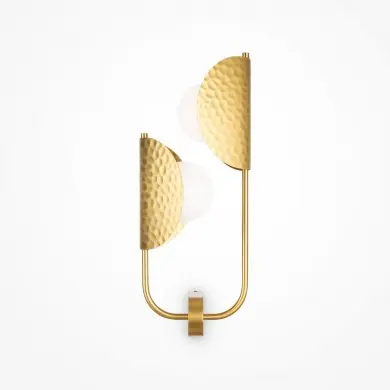 Applique Tropic 2x40W G9 Laiton Blanc Droite MAYTONI MOD164WL-02BS1