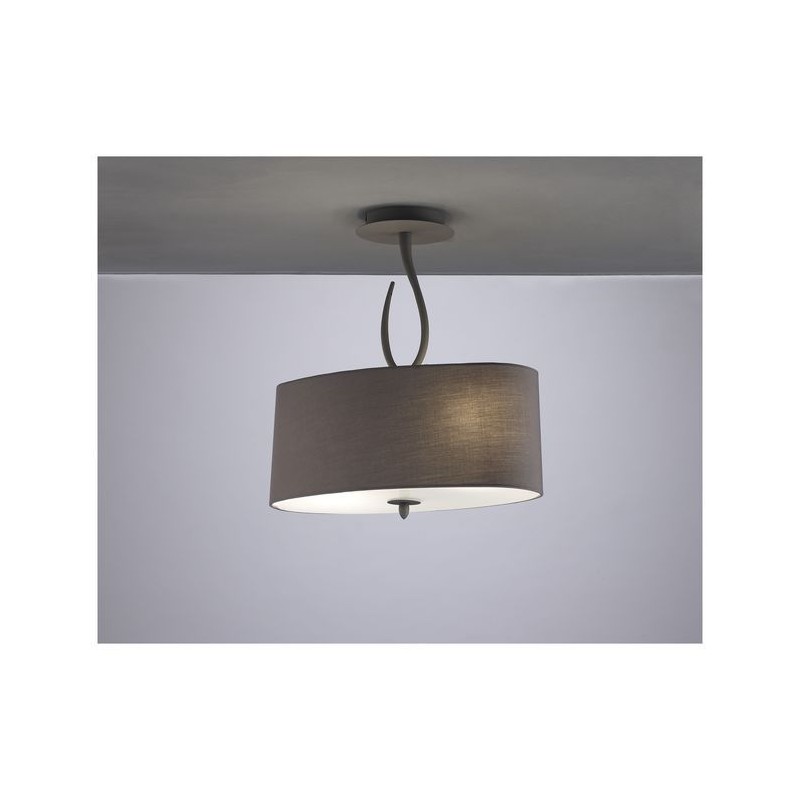 Plafonnier LUA Gris 2x20W MANTRA 3690