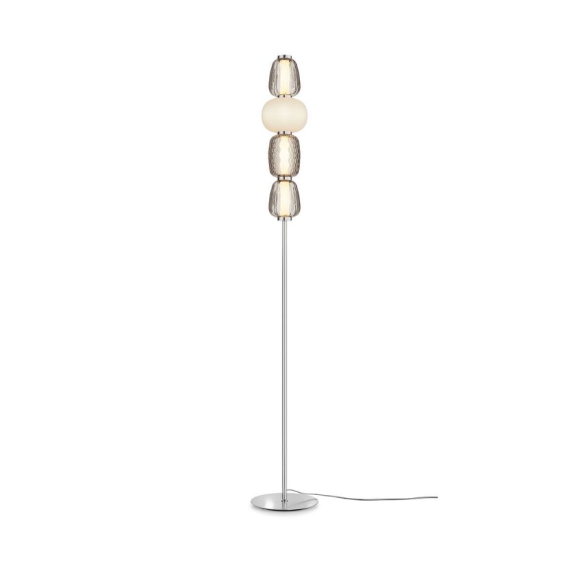 Lampadaire Pattern 32W LED Chrome MAY_MOD267FL-L32CH3K MOD267FL-L32CH3K Lampadaire Pattern 32W LED Chrome MAYTONI MOD267FL-L32CH3K