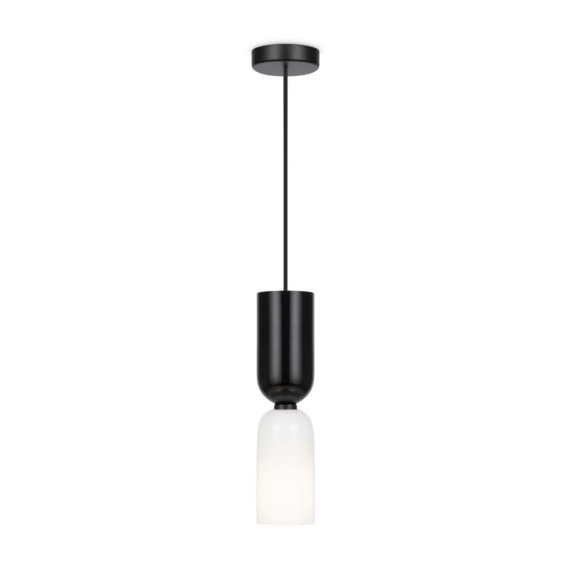 Suspension Memory 1x40W E14 Noir Noir et Blanc MAYTONI MOD177PL-01B