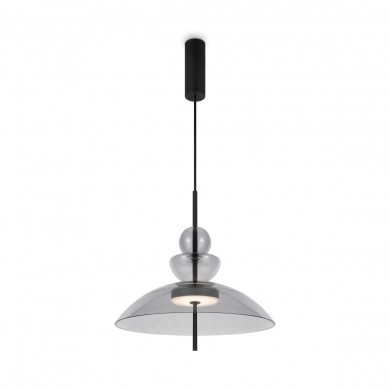 Suspension Bangkok 12W LED D40 Noir Gris MAYTONI MOD185PL-L11B3K3