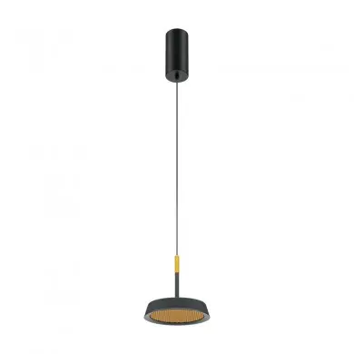 Suspension El 12W LED Noir et or MAYTONI MOD041PL-L15GB3K