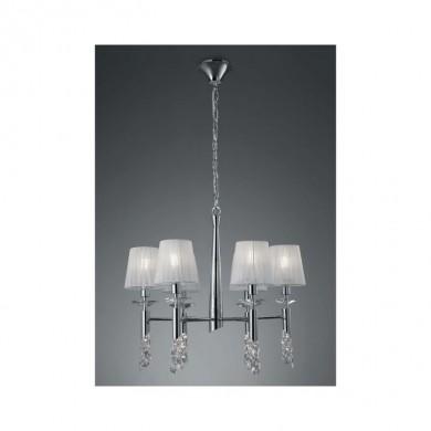 Suspension TIFFANY Chromé  E14 6x20W 60-160cm MANTRA 3851