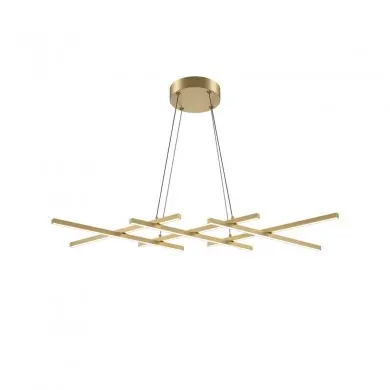 Suspension Halo 40W LED Laiton Blanc L103,5 MAYTONI MOD244PL-L50BSK