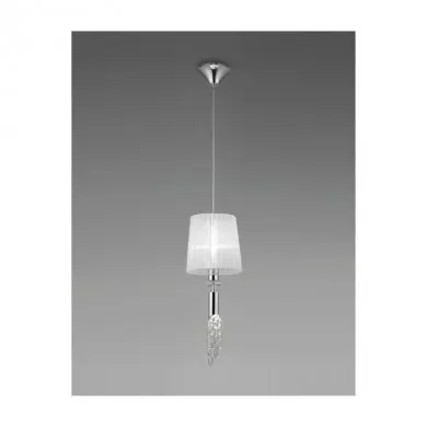 Suspension TIFFANY Chromé  1x20W MANTRA 3861