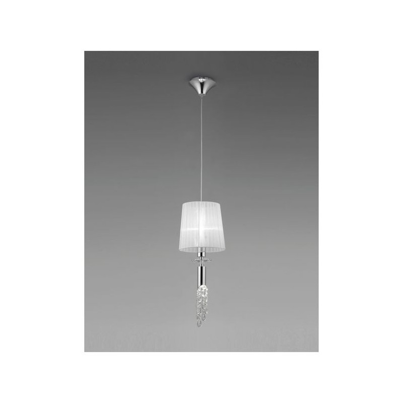 Suspension TIFFANY Chromé  1x20W MANTRA 3861