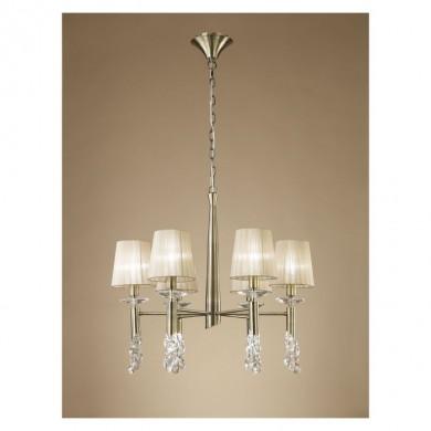 Suspension TIFFANY Laiton antique  E14 6x20W 60-160cm MANTRA 3871