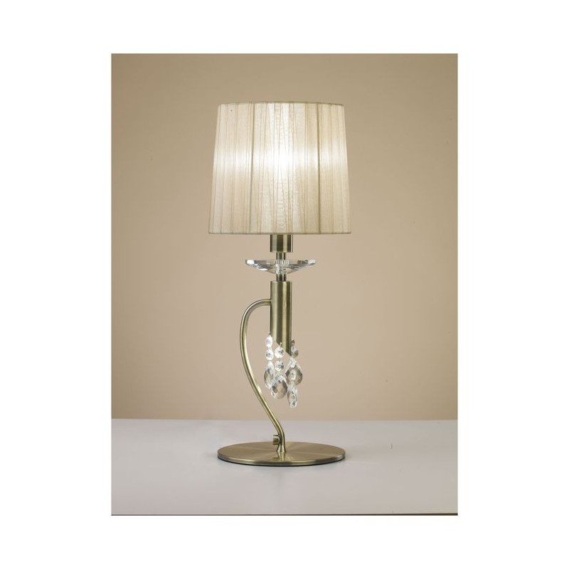 Lampe à poser TIFFANY Laiton antique 1x20W MAN_3888 3888 Lampe à poser TIFFANY Laiton antique 1x20W MANTRA 3888
