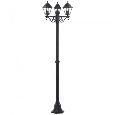 Lampadaire Extérieur NISSIE 3x60W E27 Noir BRILLIANT 90995A06