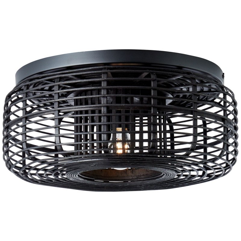 Plafonnier CROSSTOWN 1x40W E27 Bois foncé-noir BRI_97181_76 97181_76 Plafonnier CROSSTOWN 1x40W E27 Bois foncé-noir BRILLIANT 97181_76