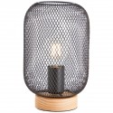 Lampe GIADA 1x40W E27 Noir-bois