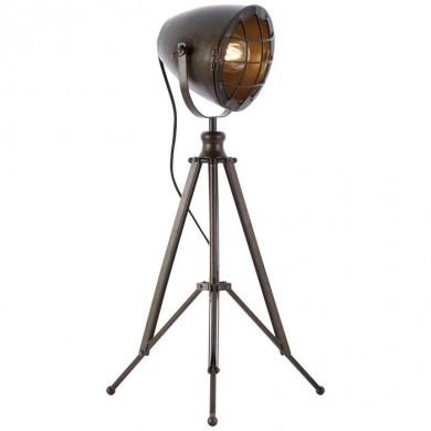 Lampe Style Industriel ANIT 1x40W E27 Noir patiné BRI_99042_46 99042/46 Lampe Style Industriel ANIT 1x40W E27 Noir patiné BRILLIANT 99042/46