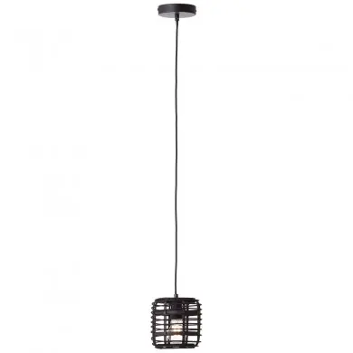 Suspension CROSSTOWN 1x40W E27 Bois foncé-noir H1270 BRILLIANT 99262_76