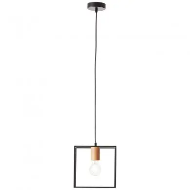 Suspension ARICA 1 1x60W E27 Noir-bois BRILLIANT 99420_76