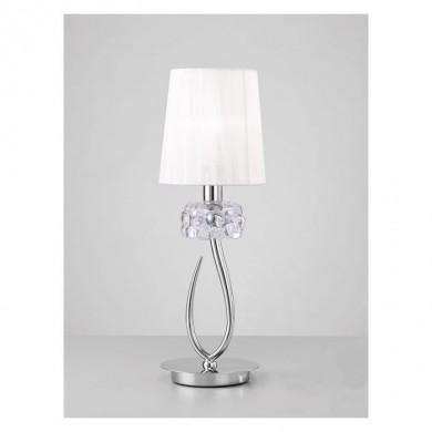 Lampe à poser LOEWE Chromé  E14 1x13W 46.5cm MANTRA 4637