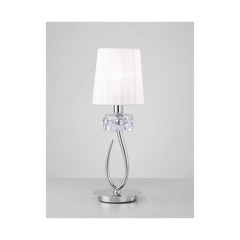 Lampe à poser LOEWE Chromé  E14 1x13W 46.5cm MANTRA 4637