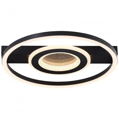 Plafonnier QUEENS 26W LED Noir BRILLIANT G92901A06