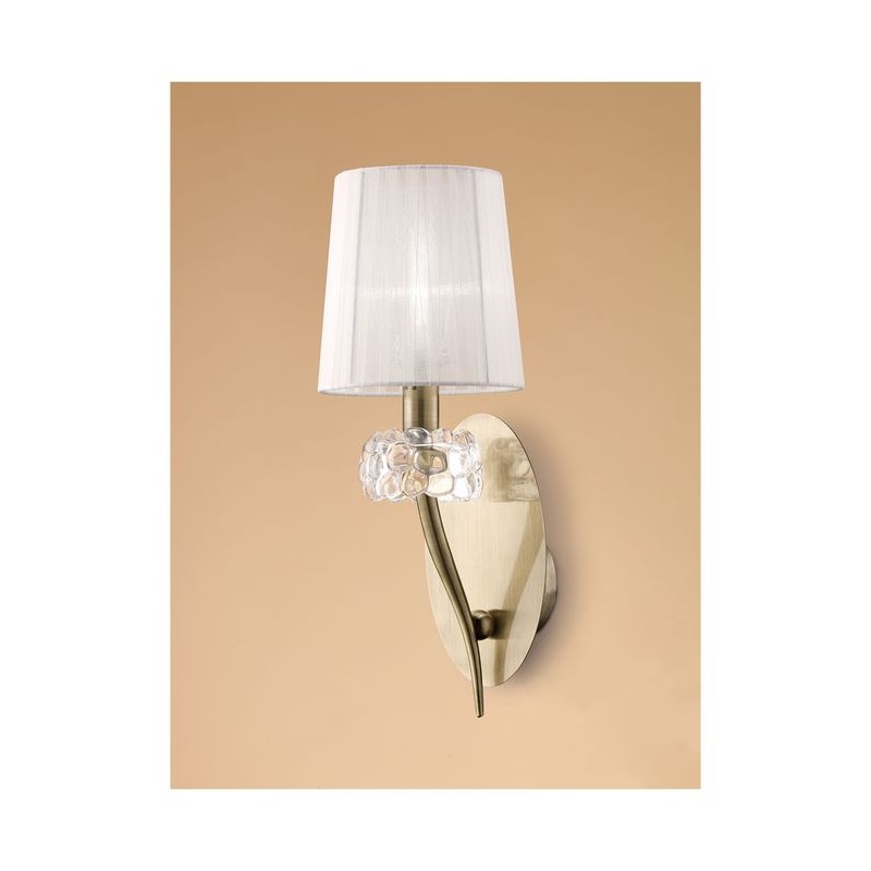 Applique LOEWE Laiton antique  1x13W MANTRA 4735