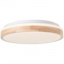 Plafonnier BRODSKY 24W LED Bois clair-blanc