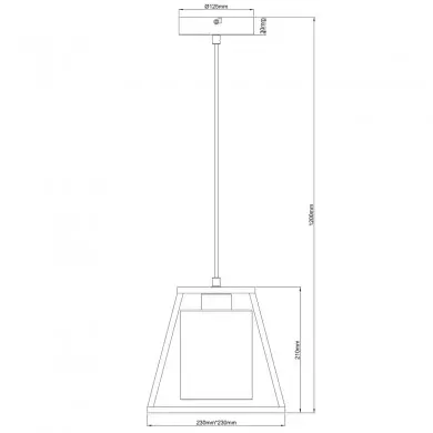 Suspension GISEH 1x40W E27 Nature-noir BRI_92844_09 92844_09 Suspension GISEH 1x40W E27 Nature-noir BRILLIANT 92844_09