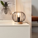 Lampe SORANA 1x40W E27 Noir-bois