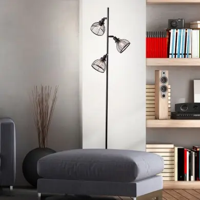 Lampadaire AVIA 3x42W E14 Noir-bois BRI_93154_76 93154_76 Lampadaire AVIA 3x42W E14 Noir-bois BRILLIANT 93154_76